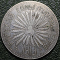 Revolución Mexicana 50 Centavos 1913 Parral - Variante CANTO LISO (KM# 609) - Rara - Plata