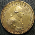 N. España Medalla Proclamación Carlos IV 1790 - Puebla de los Ángeles  - Bronce Dorado