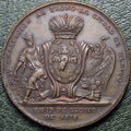 N España Medalla Proclamación Fernando VII 1808 - Ciudad de México - Bronce