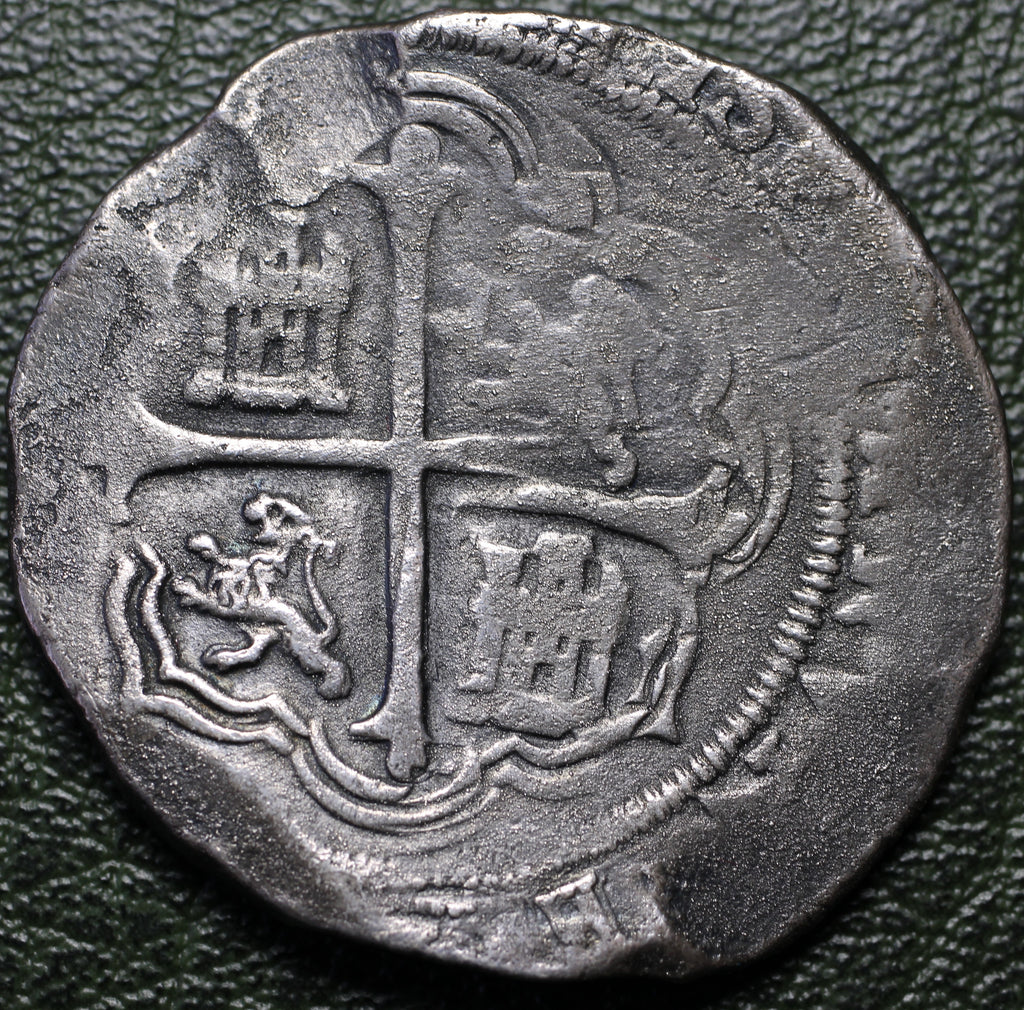 Nueva España Moneda Macuquina 8 Reales de Plata - México - Felipe III