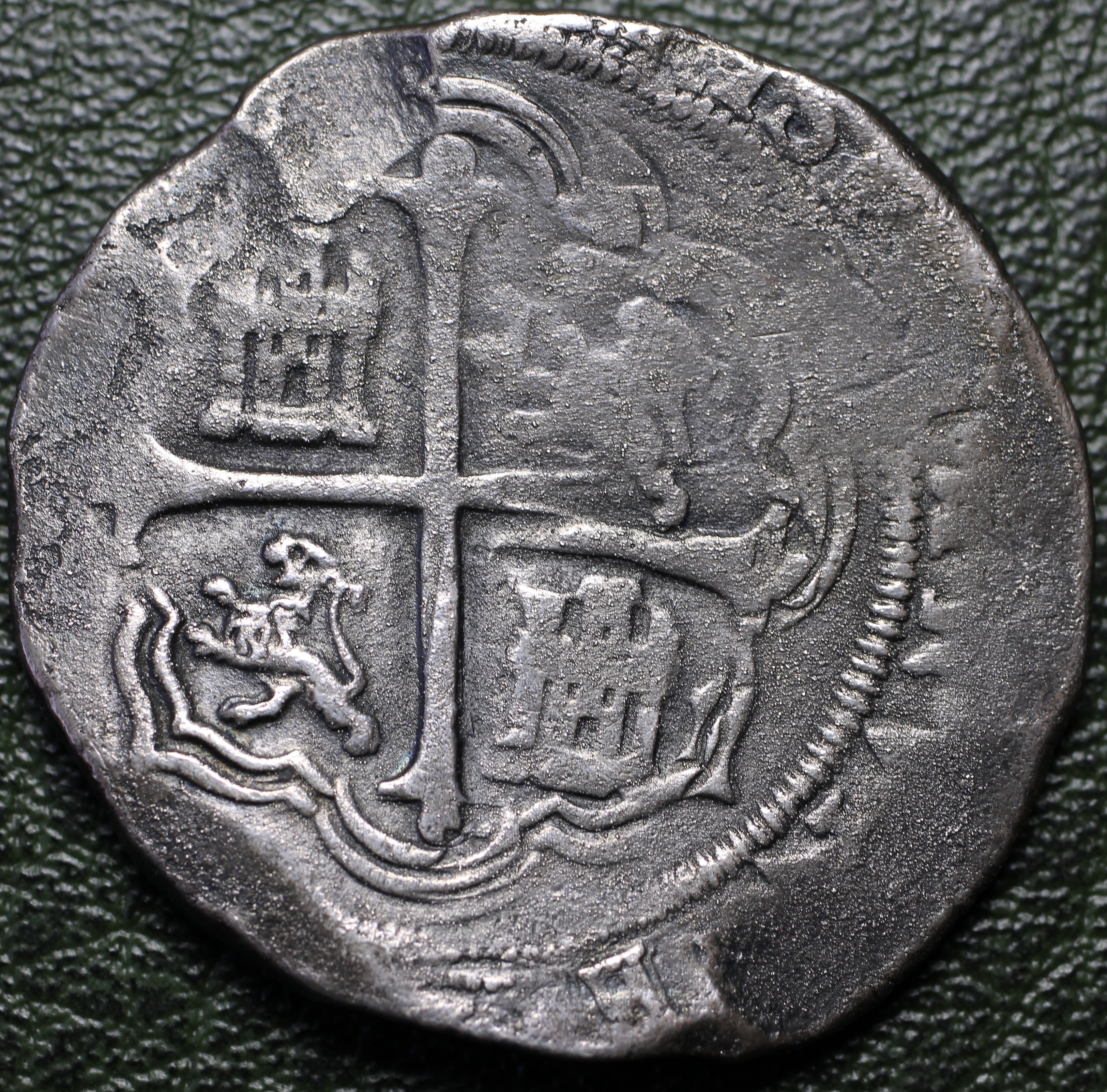 Nueva España Moneda Macuquina 8 Reales de Plata - México - Felipe III