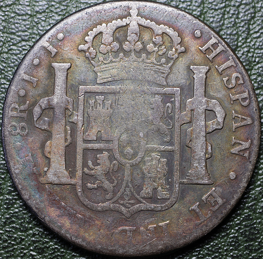 Nueva España 8 Reales 1809 Mo - Fernando VII - Busto Imaginario - Plata