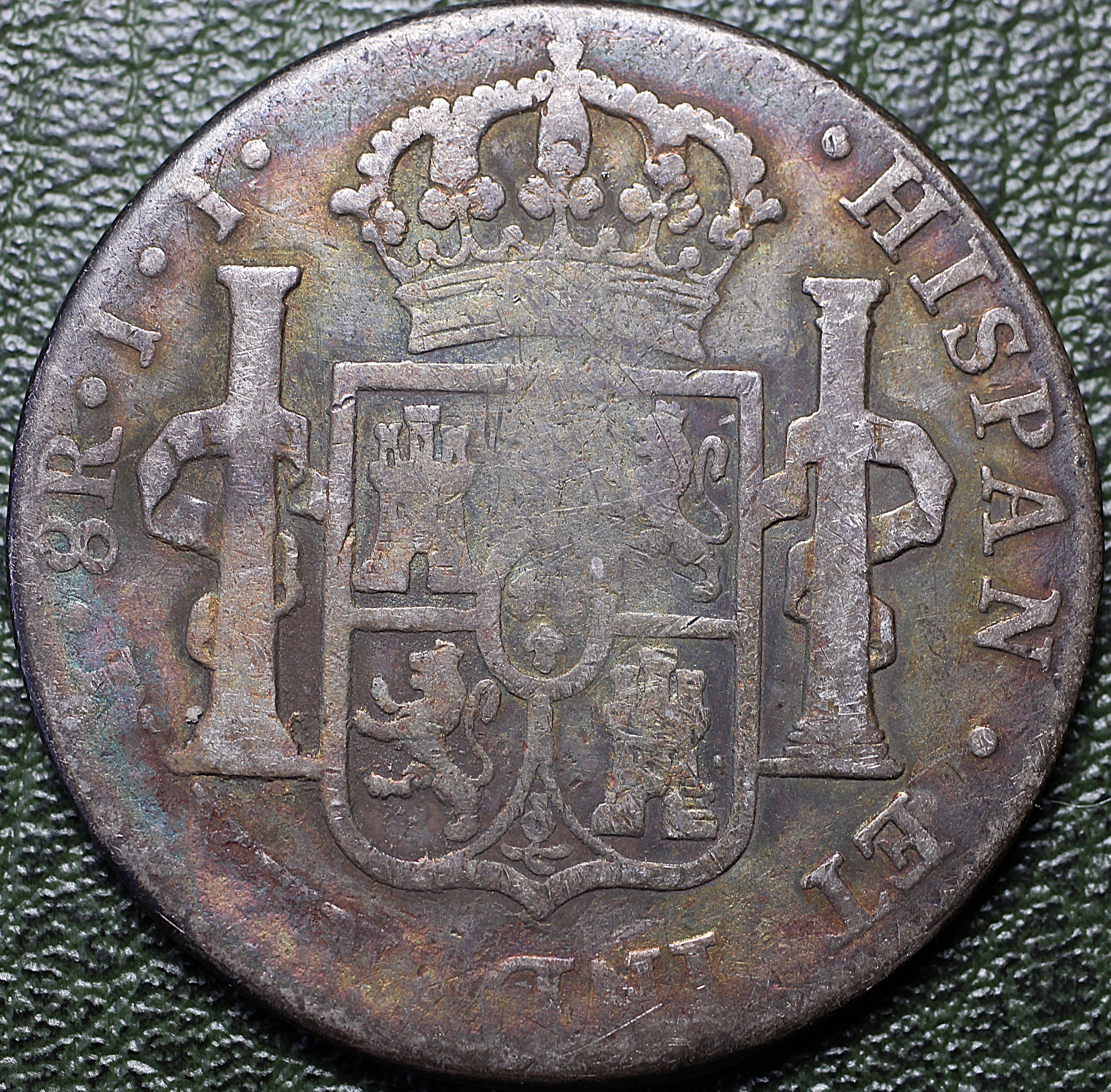 Nueva España 8 Reales 1809 Mo - Fernando VII - Busto Imaginario - Plata
