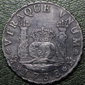 Nueva España 4 Reales 1738 Mo MF - Columnario - Fecha Baja / Escasa - Posible Rescate Marino - Plata