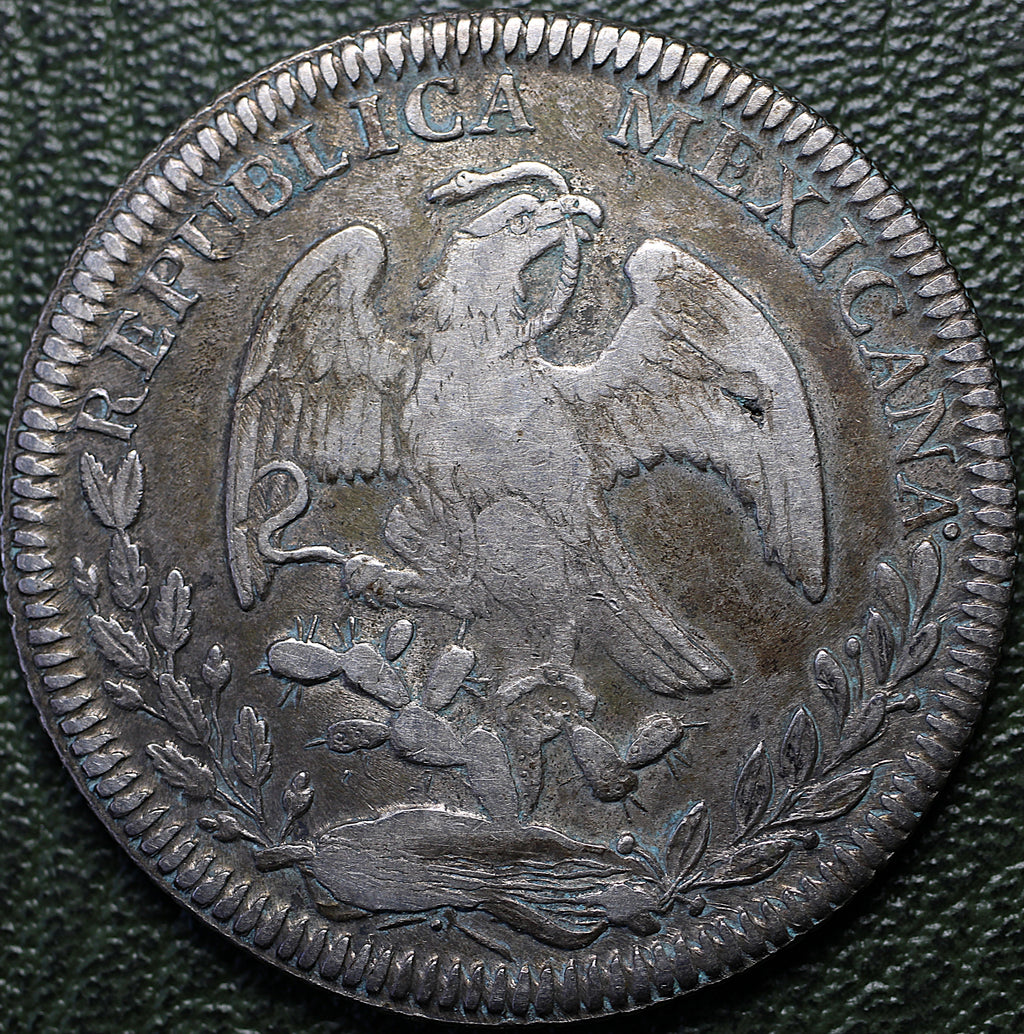 México 8 Reales 1829 Go MJ - Resplandor (Ex-Bob "Swamperbob" Gurney)