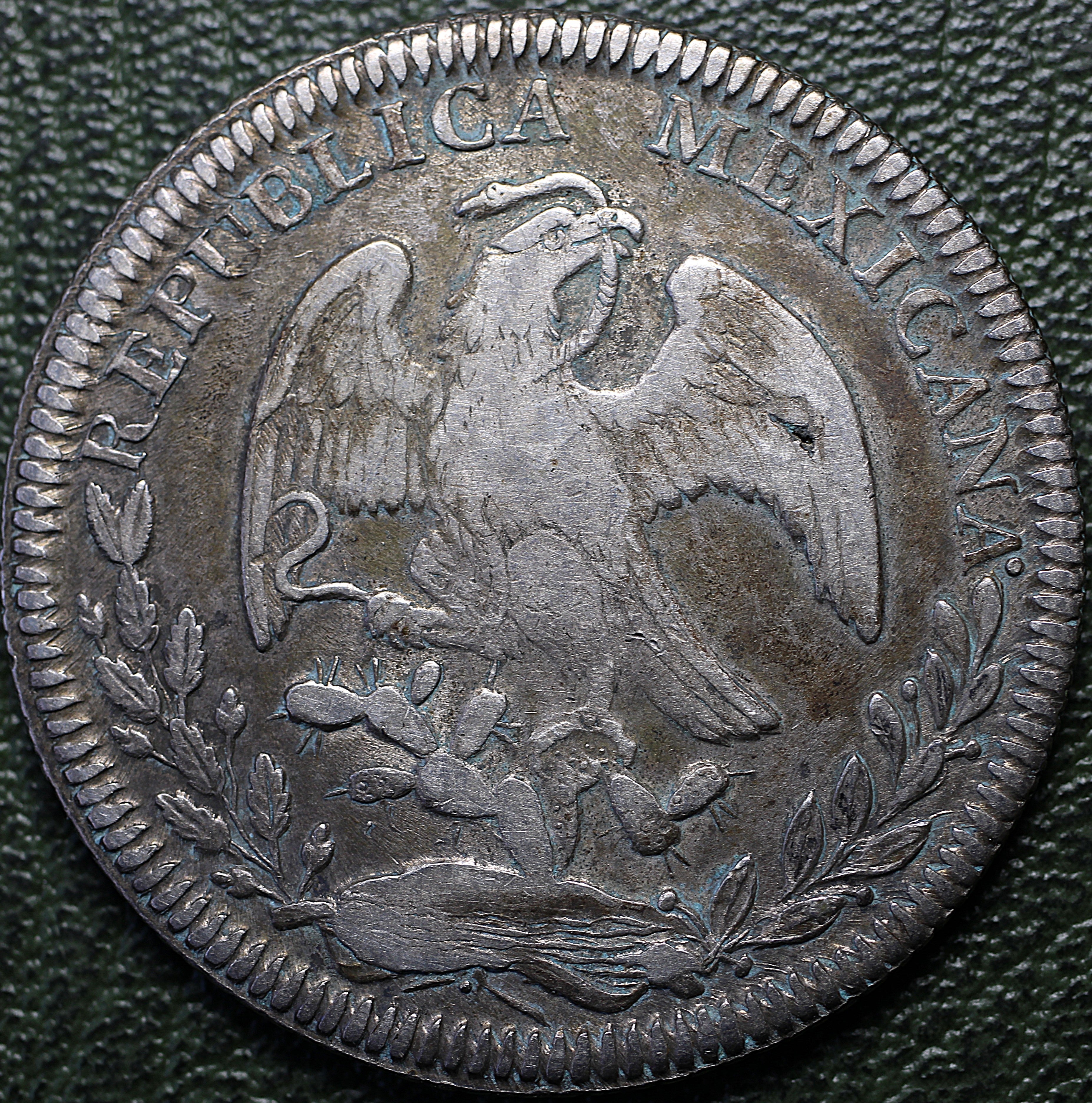 México 8 Reales 1829 Go MJ - Resplandor (Ex-Bob "Swamperbob" Gurney)