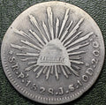 México 8 Reales 1828 Pi JS - (Ex-Bob "Swamperbob" Gurney)