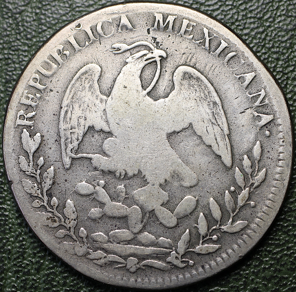 México 8 Reales 1828 Pi JS - (Ex-Bob "Swamperbob" Gurney)