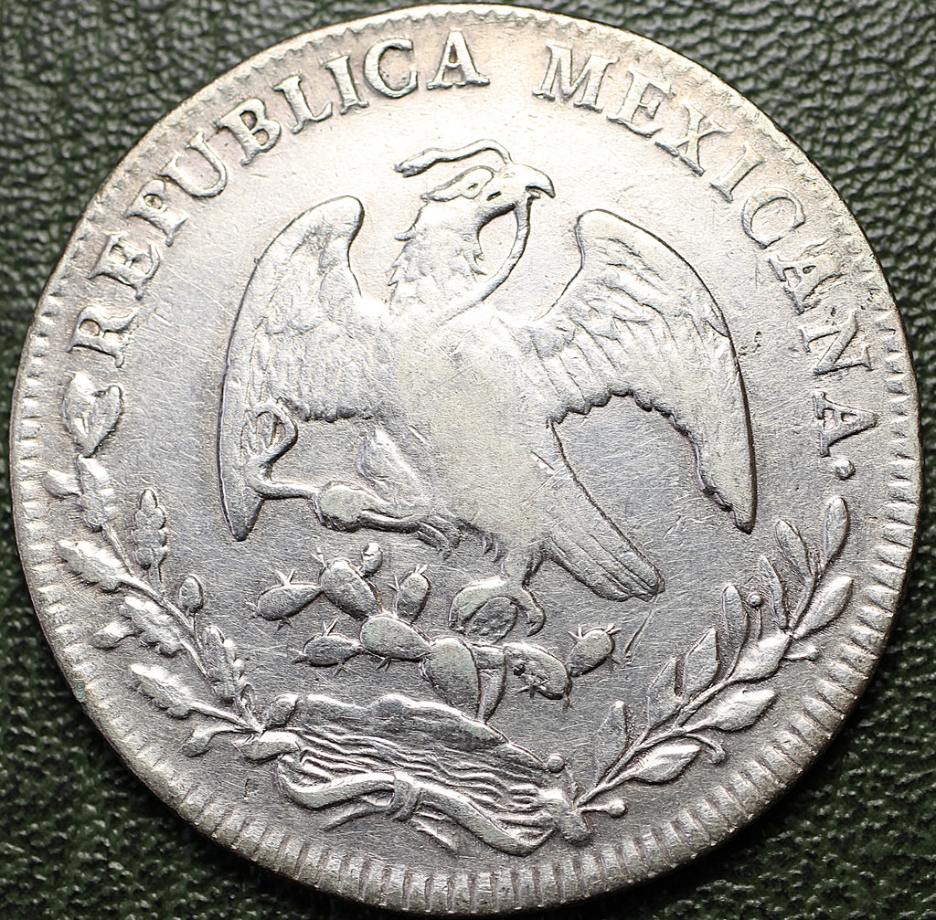 México 8 Reales 1825 Mo JM - (Ex-Bob "Swamperbob" Gurney)