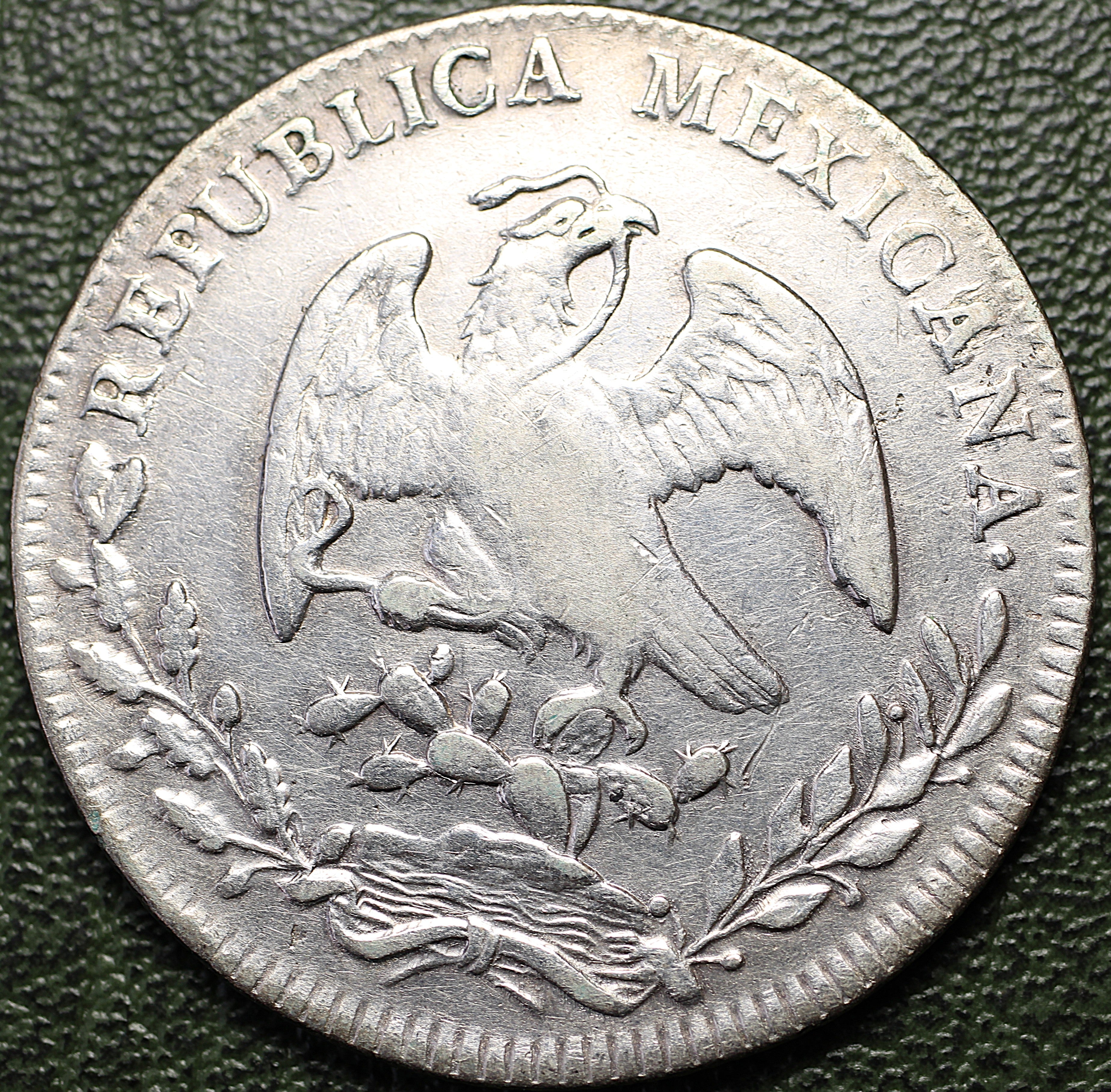 México 8 Reales 1825 Mo JM - (Ex-Bob "Swamperbob" Gurney)