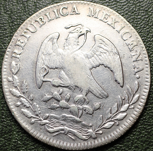 México 8 Reales 1825 Mo JM - (Ex-Bob "Swamperbob" Gurney)