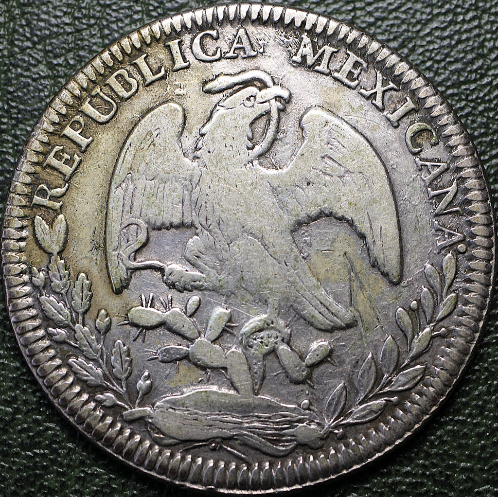 México 8 Reales 1830 Go MJ - (Ex-Bob "Swamperbob" Gurney)