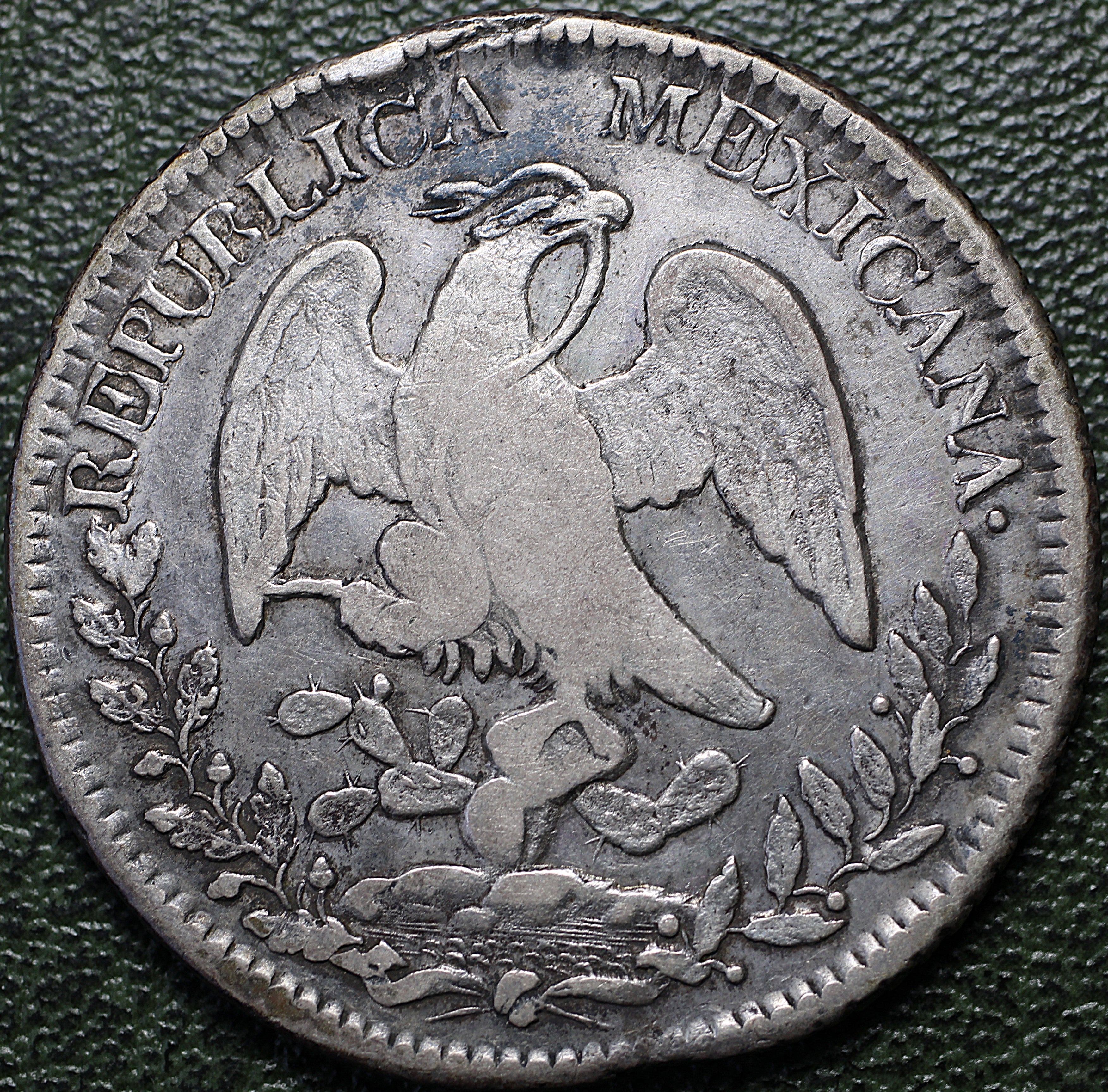 México 8 Reales 1830 Pi JS - (Ex-Bob "Swamperbob" Gurney)
