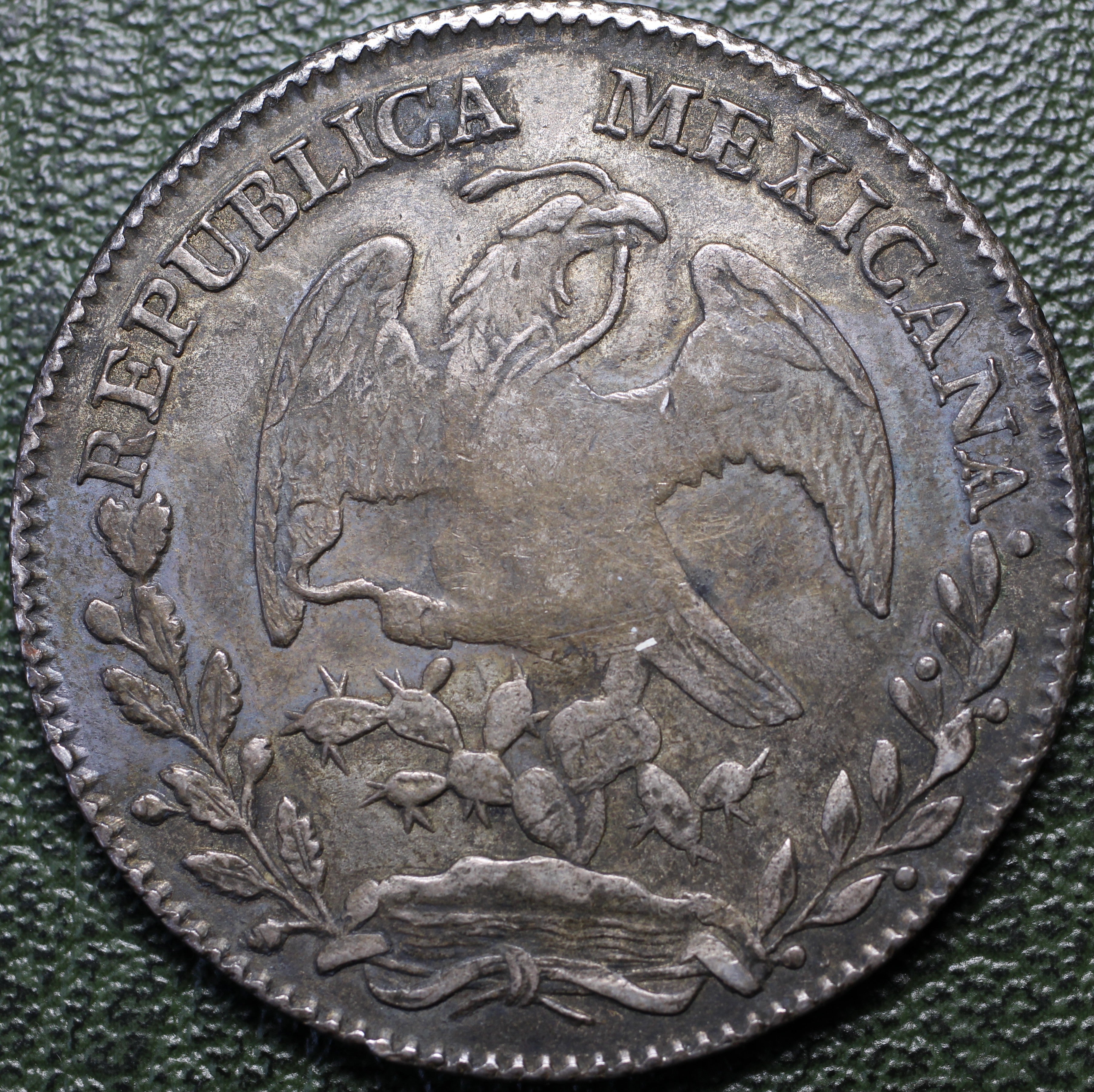 México 8 Reales 1833 Ga FS - (Ex-Bob "Swamperbob" Gurney)
