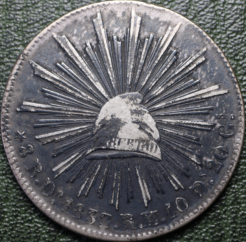México 8 Reales 1833/2 Do RM/L -(Ex-Bob "Swamperbob" Gurney)