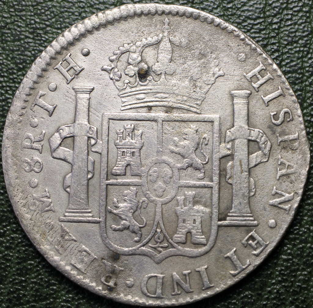 México 8 Reales 1804 Mo TH - Con Resellos Chinos