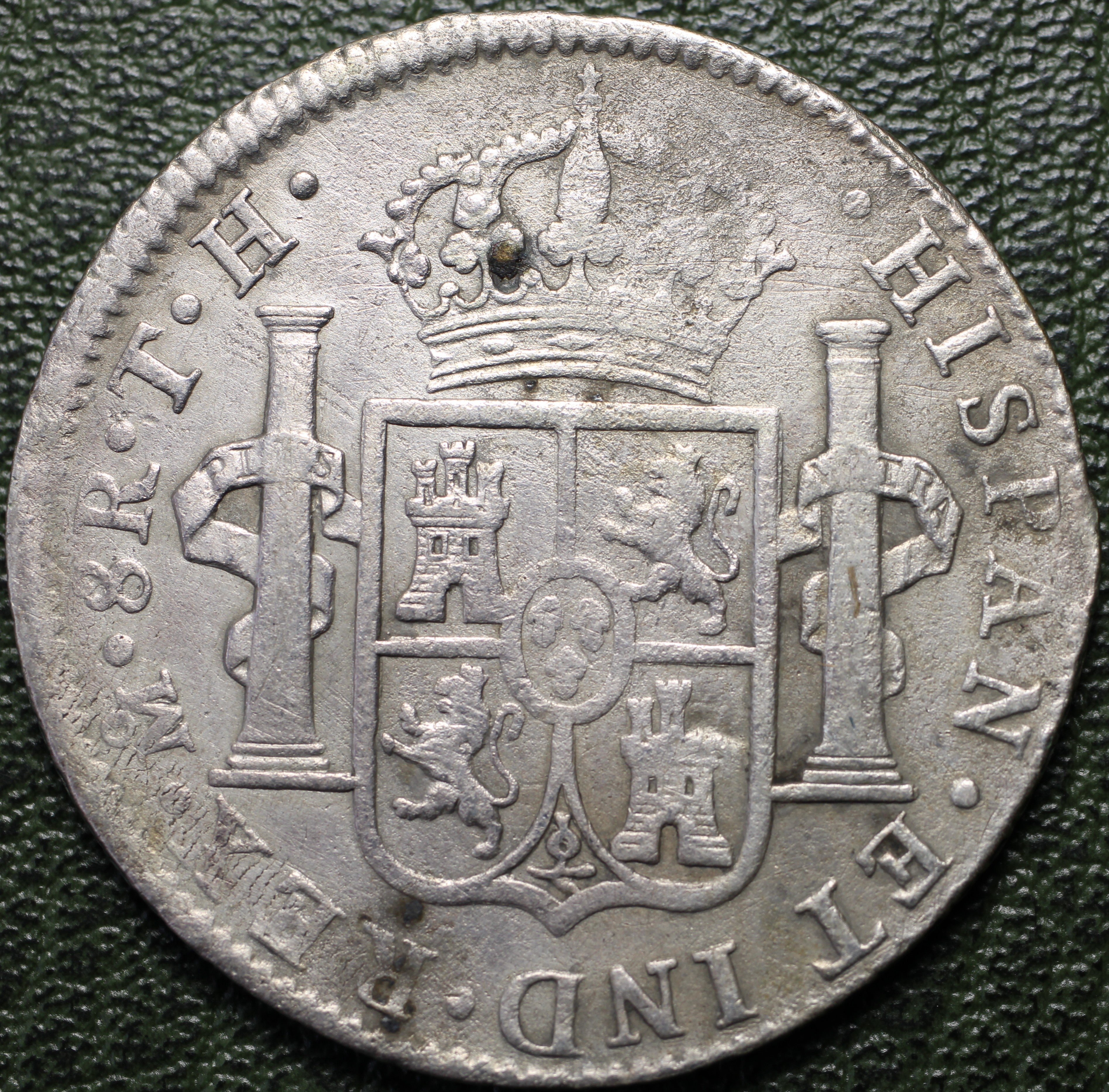México 8 Reales 1804 Mo TH - Con Resellos Chinos