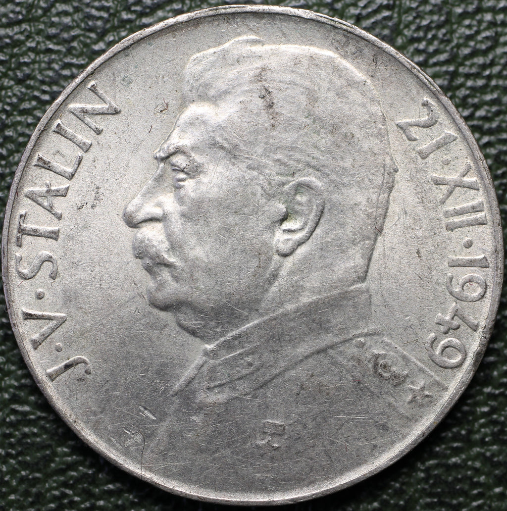Checoslovaquia 50 Korun 1949 - Iósif Stalin - Plata