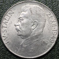 Checoslovaquia 50 Korun 1949 - Iósif Stalin - Plata