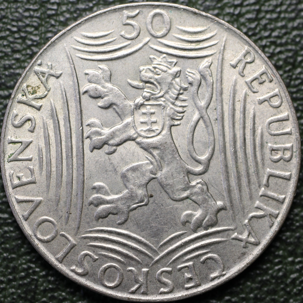Checoslovaquia 50 Korun 1949 - Iósif Stalin - Plata