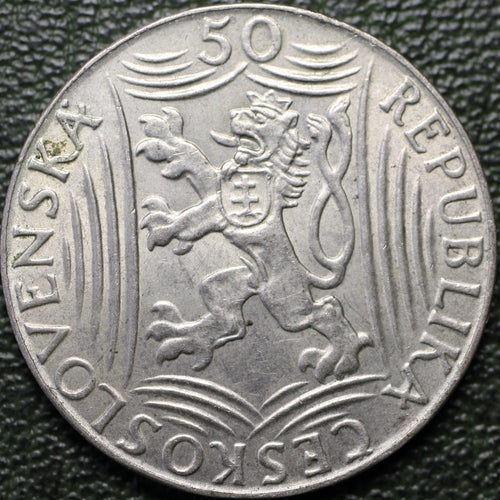 Checoslovaquia 50 Korun 1949 - Iósif Stalin - Plata
