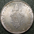 Vaticano 500 Lire 1973 - Papa Pablo VI - Plata