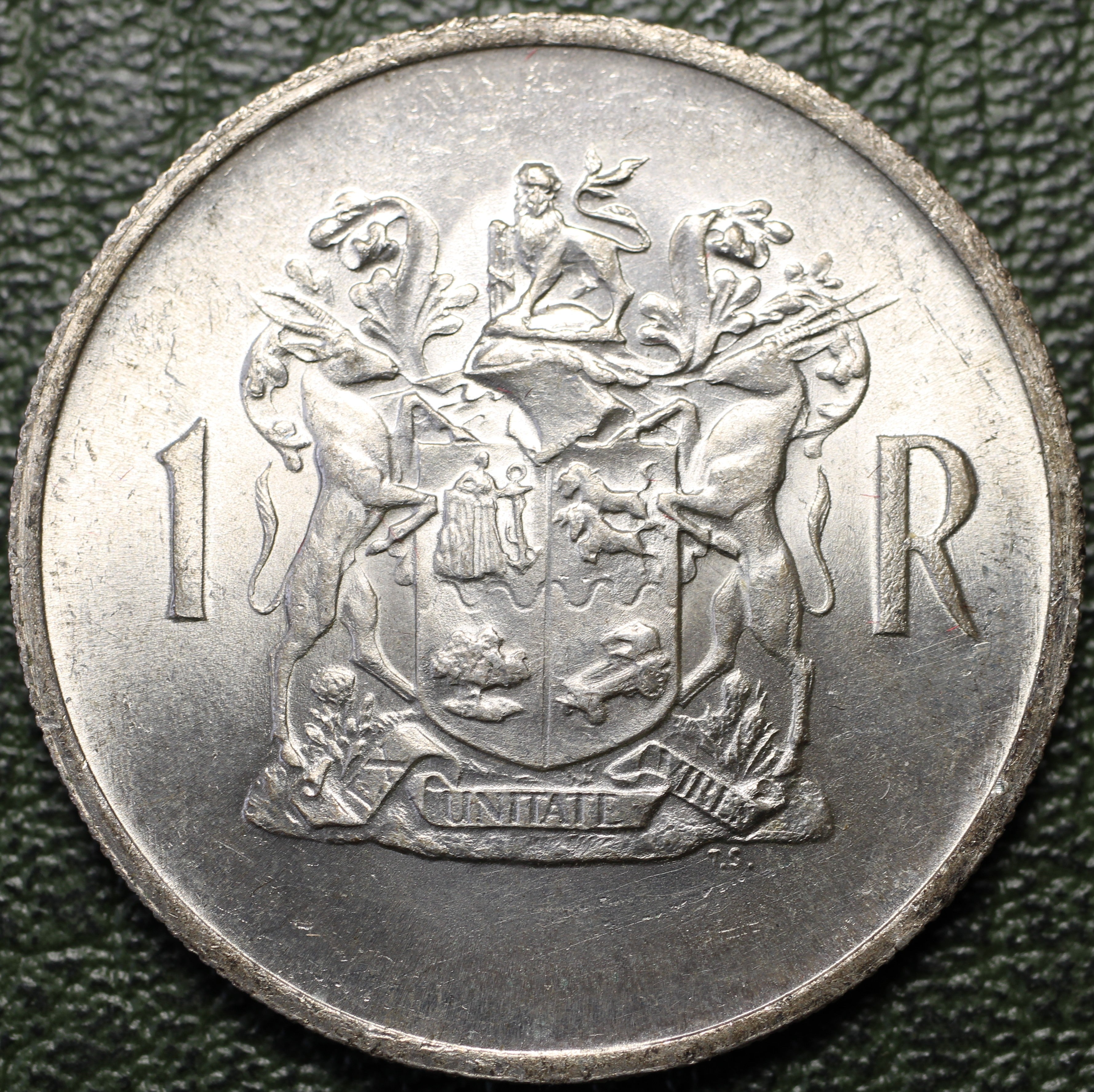Sudáfrica 1 Rand 1969 - Dr. T.E. Dönges (Afrikáans) - Plata