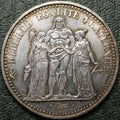 Francia 10 Francos 1965 - Tipo Hércules - Plata
