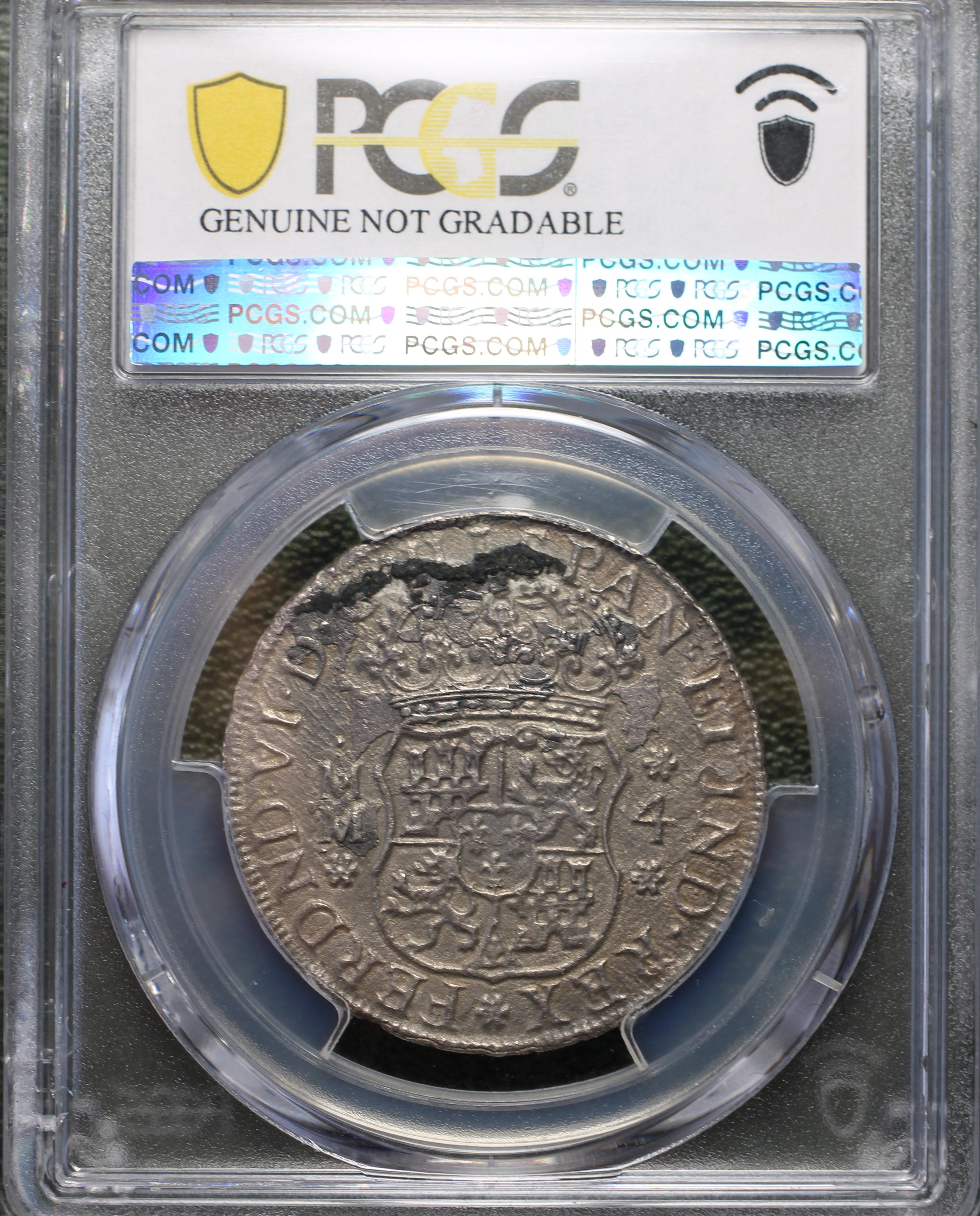México 4 Reales 1760 Mo MM - Naufragio (PCGS XF)