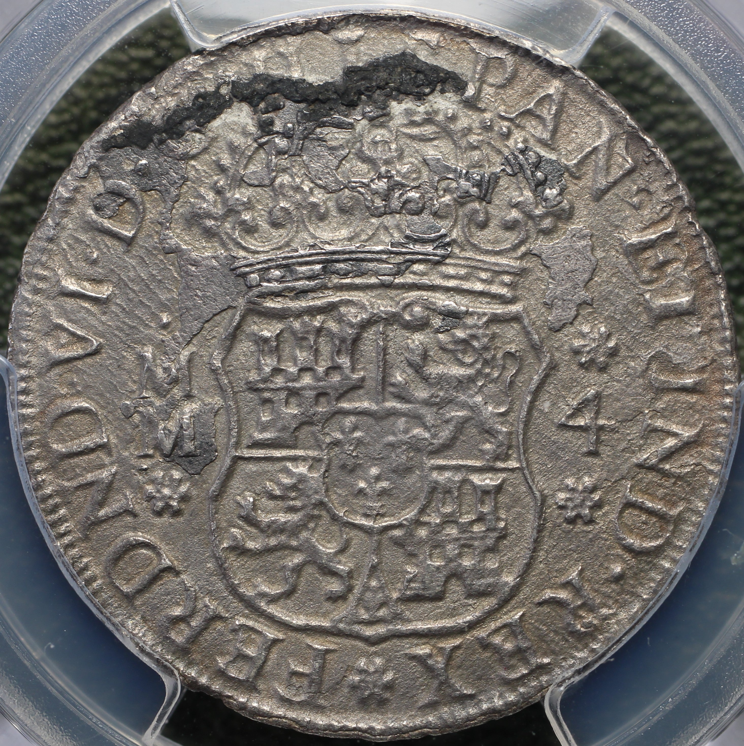 México 4 Reales 1760 Mo MM - Naufragio (PCGS XF)
