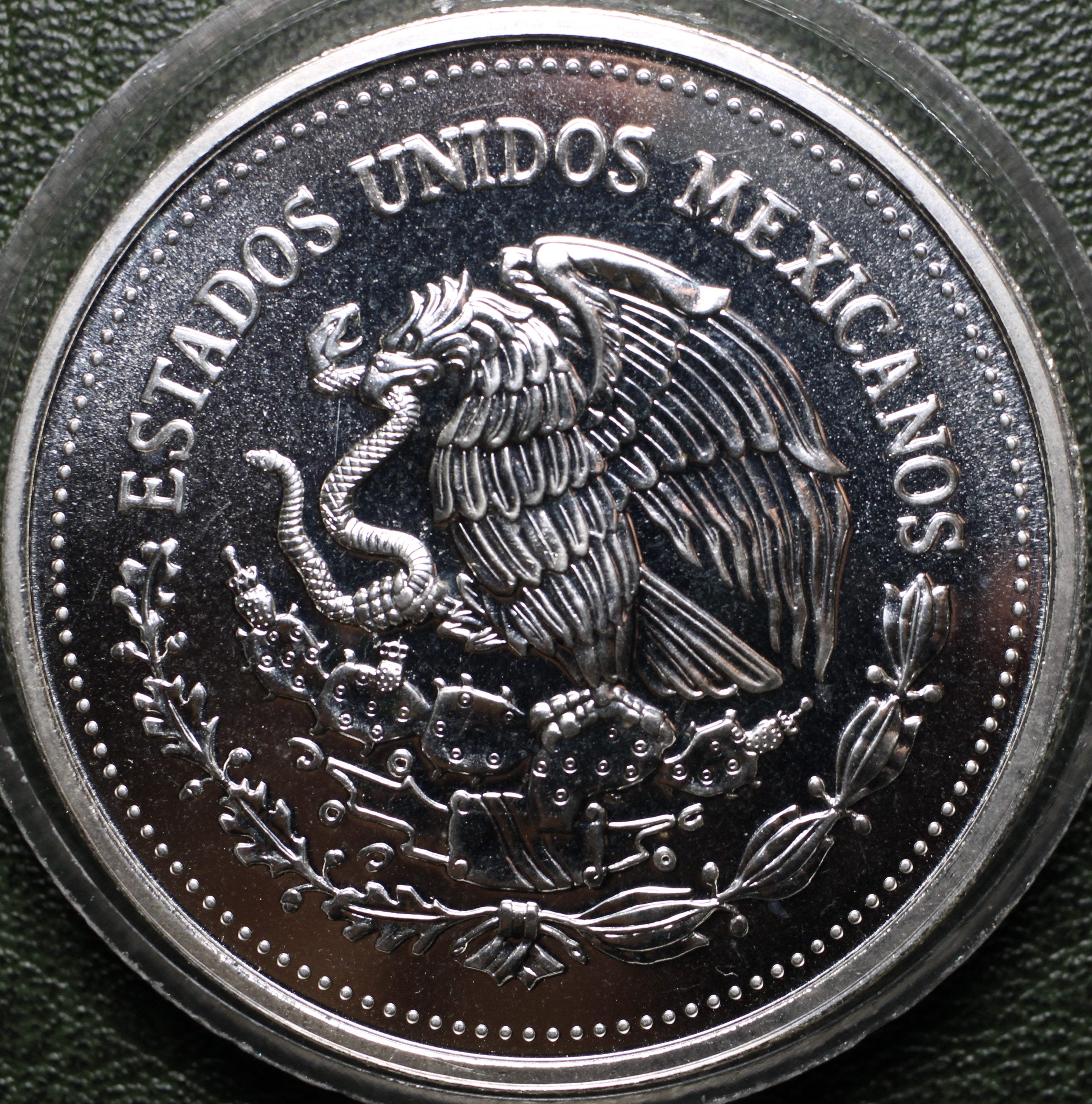 México $200 Pesos 1986 Mundial Futbol - 2 Oz Plata