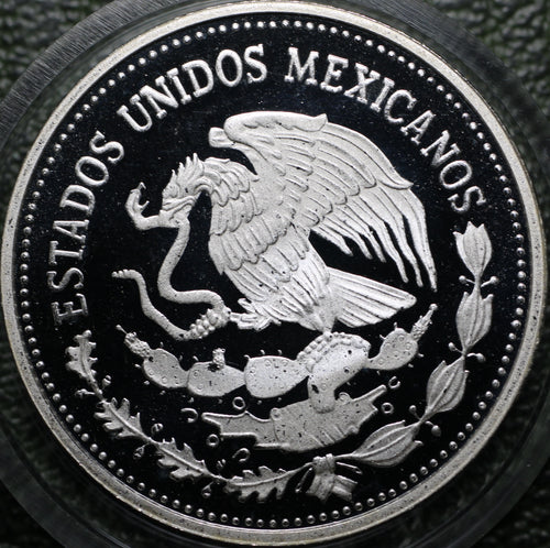 $25 Pesos 1986 Mundial Fútbol Plata Proof