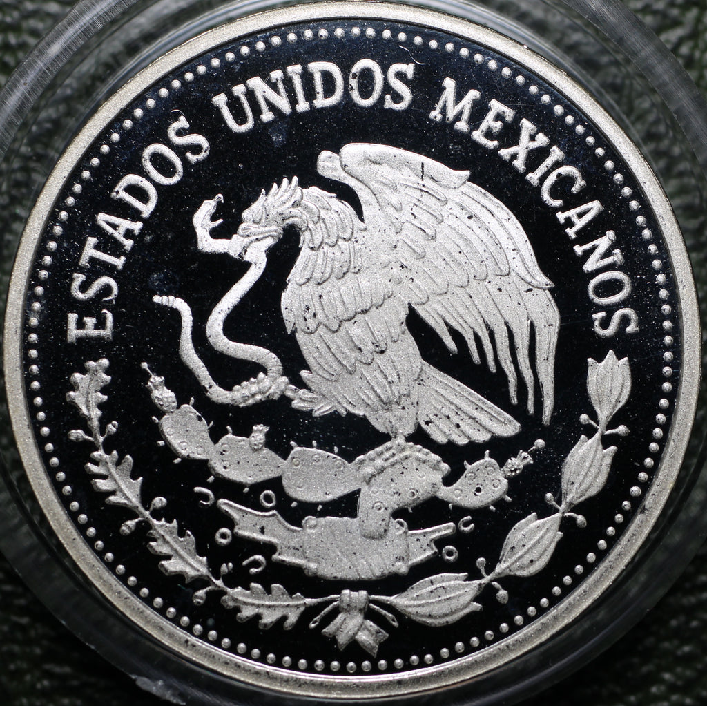 $25 Pesos 1986 Mundial Fútbol Plata Proof