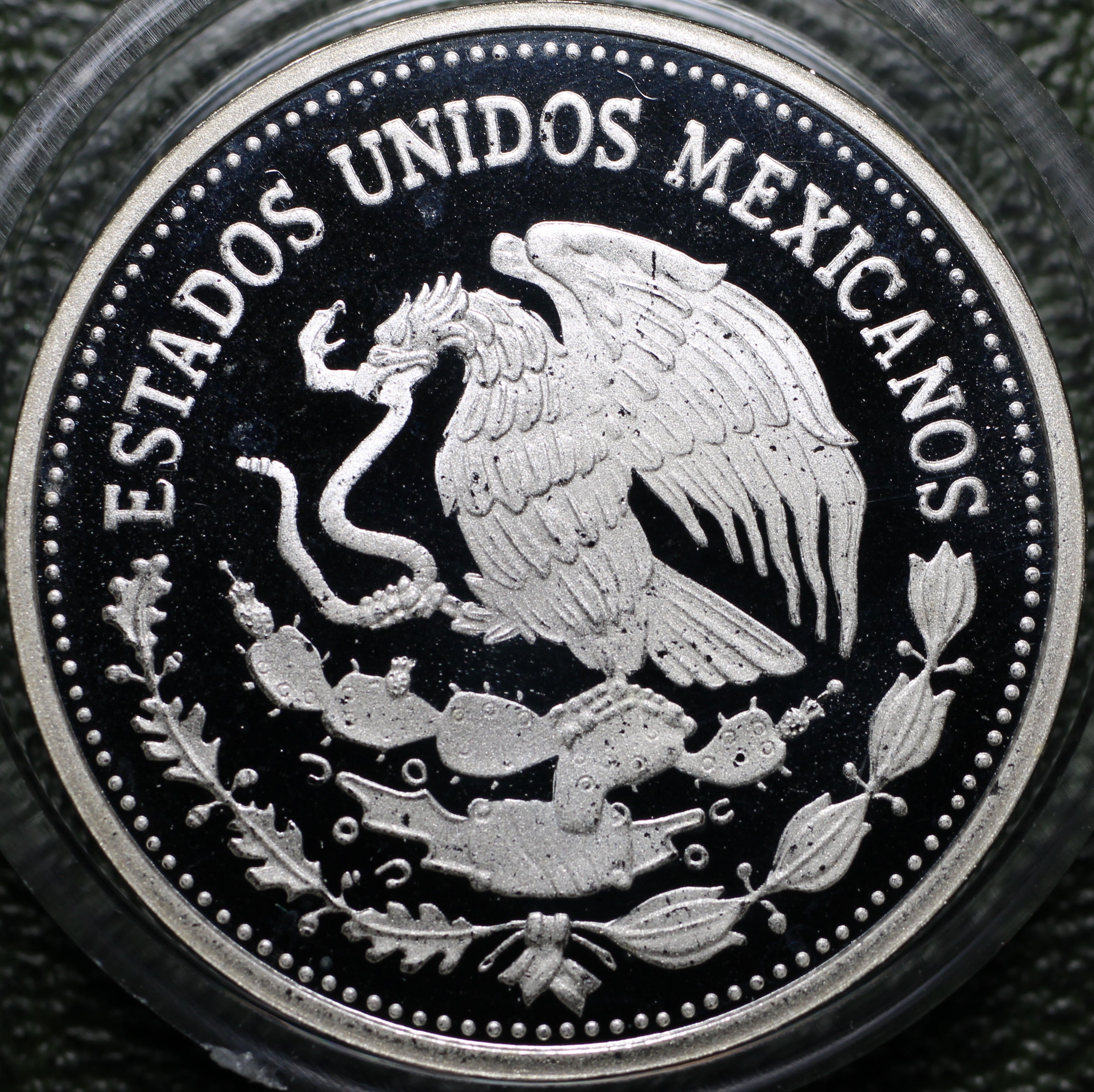 $25 Pesos 1986 Mundial Fútbol Plata Proof