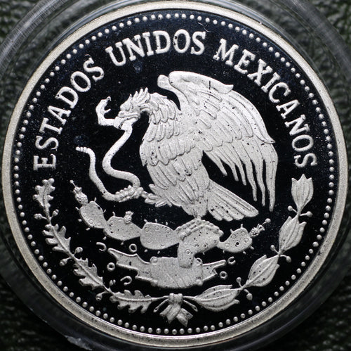 $25 Pesos 1986 Mundial Fútbol Plata Proof