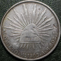 México Plata 1 Peso 1902 Mo AM Resplandor Fuerte