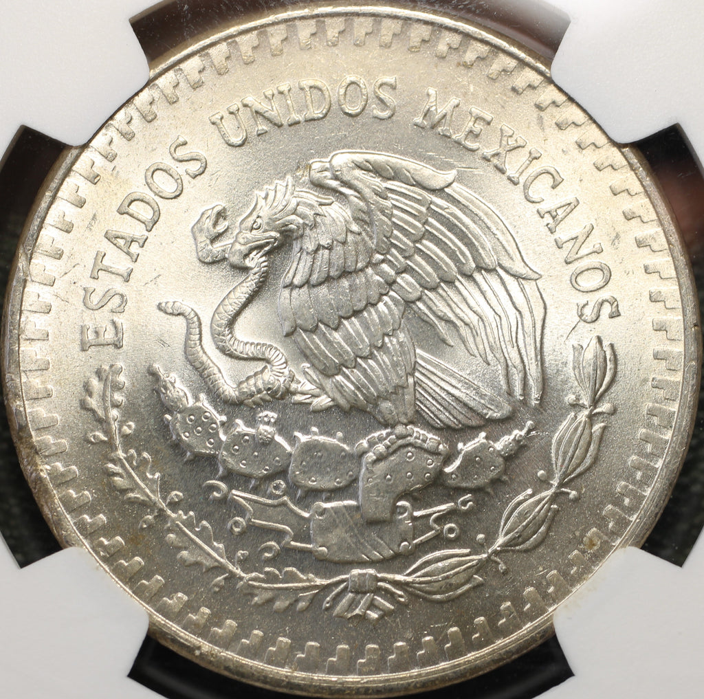 México Plata 1 Onza Libertad 1983 Mo NGC MS65