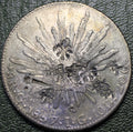 México Plata 8 Reales 1857 Ga J.G. Resplandor Cap