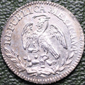 México 1/2 Real 1832 Mo ML AU-UNC Plata