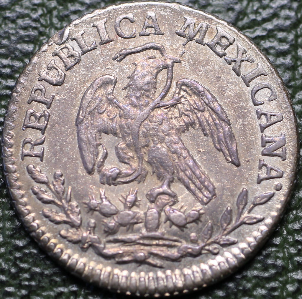 Moneda 1/2 Real 1825 Mo JM AU-UNC