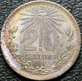 20 Centavos 1939 Mo AU Plata México