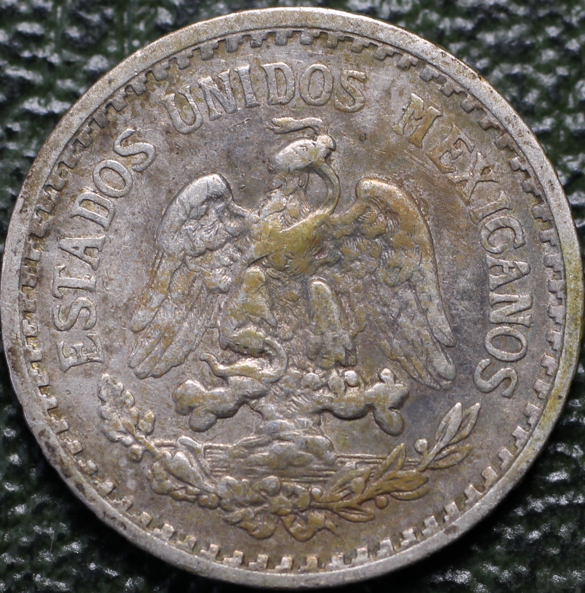 Mexico, 10 Centavos 1919 Mo Ley .800 VF Plata