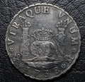 Nueva España 4 Reales 1738 Mo MF - Columnario - Fecha Baja / Escasa - Posible Rescate Marino - Plata