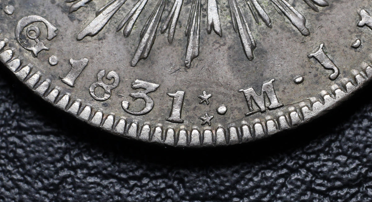 México 8 Reales 1831 Go MJ - (Ex-Bob "Swamperbob" Gurney)