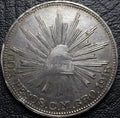 2 Pesos 1915 Campo Morado XF-AU Plata México