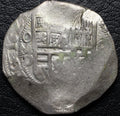 8 Reales 1621 Mo D Plata Macuquina México